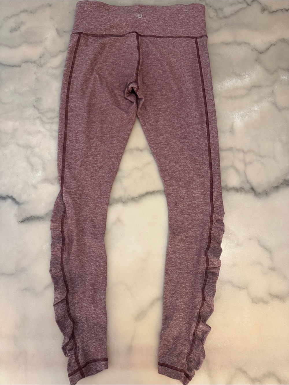 Lululemon Turn Around Tight - Heathered Bordeaux Drama